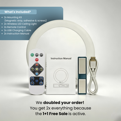 Wireless Magnetic Ceiling Light | Buy 1 Get 1 Free