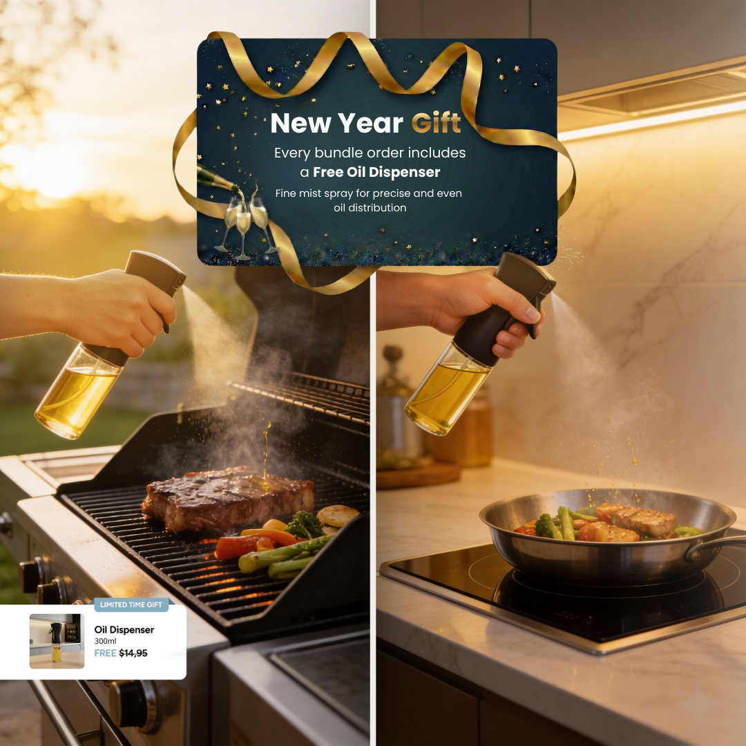 Magnetic Spice Storage Racks + FREE Oil Dispenser