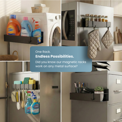 Magnetic Spice Storage Racks + FREE Oil Dispenser