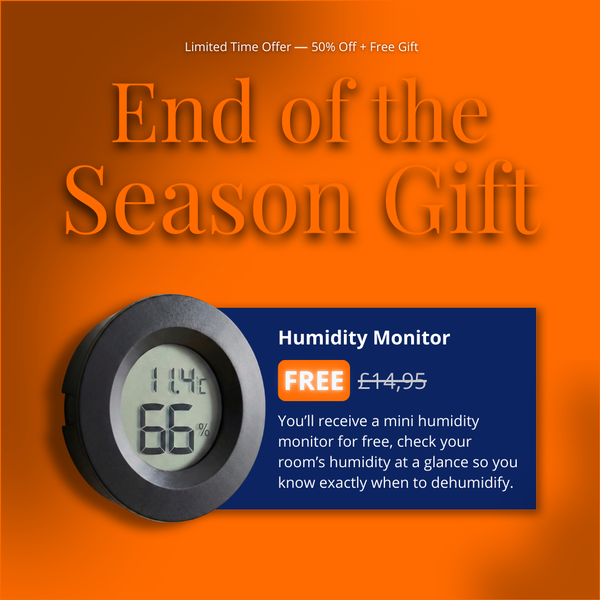 Dehumidifier + Free Humidity Monitor