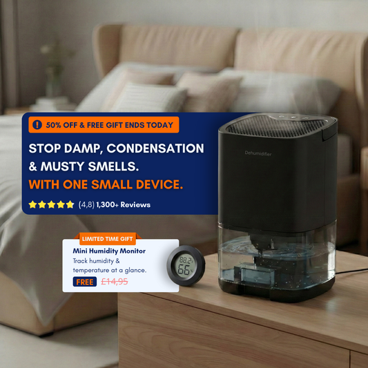 Dehumidifier + Free Humidity Monitor