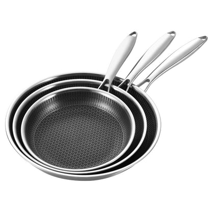 Hybrid Fry Pan Set With Lids, 6-pc + FREE Spatula Set