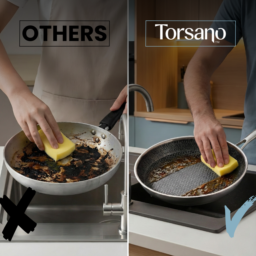 Hybrid Fry Pan Set With Lids, 6-pc + FREE Spatula Set